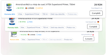 Filtrare și sortare oferte PCMM